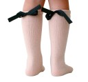 Chaussettes pour filles avec nœud et perles 2