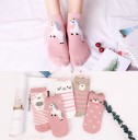 Chaussettes pour filles avec oreilles - 5 paires 1