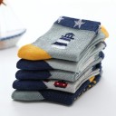 Chaussettes pour garçons avec motifs marins - 5 paires 2