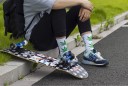 Chaussettes pour hommes au style jamaïcain J3361 2