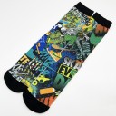 Chaussettes pour hommes avec impression 3D 2