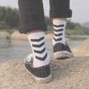 Chaussettes pour hommes avec impression stylée 1