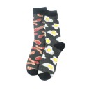 Chaussettes pour hommes avec imprimé alimentaire 5
