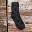 Chaussettes pour hommes avec motif de dollars 4