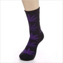 Chaussettes pour hommes avec motif de marijuana 2