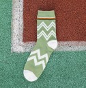 Chaussettes pour hommes avec motif zigzag 6