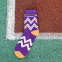 Chaussettes pour hommes avec motif zigzag 7