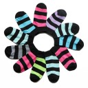 Chaussettes rayées pour femmes - 5 paires 1