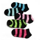 Chaussettes rayées pour femmes - 5 paires 5