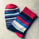 Chaussettes rayées pour hommes 5