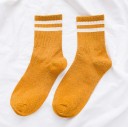 Chaussettes scintillantes pour femmes avec rayures 17