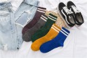 Chaussettes scintillantes pour femmes avec rayures 3