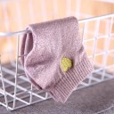 Chaussettes scintillantes pour femmes avec un cœur 7