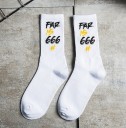 Chaussettes stylées - Le nombre du diable 8