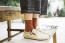Chaussettes unies pour femmes 5