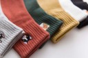 Chaussettes unies pour femmes 13