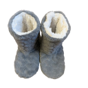 Chaussons d'hiver en peluche haute avec semelle antidérapante Chaussons chauds et épais Confortables chaussures d'intérieur 4