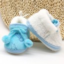 Chaussons d'hiver pour enfants avec pompons 4