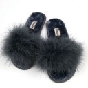 Chaussons en fausse fourrure pour femmes 2