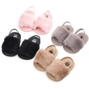Chaussons en fausse fourrure pour filles 1