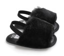 Chaussons en fourrure pour filles avec sangle 7