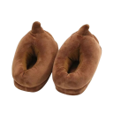 Chaussons en peluche chauds en forme de caca Chaussons doux pour la maison avec semelle antidérapante Chaussons amusants Chaussures humoristiques pour l'hiver 2