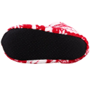 Chaussons hauts pour femmes en peluche blanche Pantoufles de Noël avec motif de rennes et flocons Bottes d'hiver douces pour la maison 2