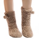 Chaussons pour femmes - Chaussons avec pompons 6