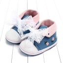 Chaussons pour filles avec des fleurs A2489 3