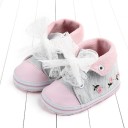 Chaussons pour filles avec des fleurs A2489 4