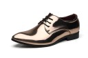 Chaussures à lacets brillantes pour hommes J2128 4