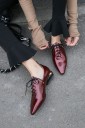 Chaussures à lacets pour femmes - Oxford 4