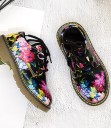 Chaussures à lacets pour filles avec des fleurs 5