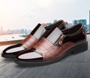 Chaussures à lacets pour hommes avec fermeture éclair J1508 5