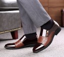 Chaussures à lacets pour hommes avec fermeture éclair J1508 12