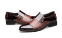 Chaussures à lacets pour hommes avec fermeture éclair J1508 13
