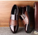 Chaussures à lacets pour hommes avec fermeture éclair J1508 14