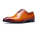Chaussures à lacets pour hommes pointues modernes J2014 5