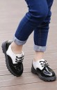 Chaussures à lacets vernies pour enfants 2