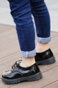 Chaussures à lacets vernies pour enfants 3