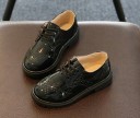 Chaussures à lacets vernies pour enfants 5