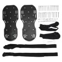Chaussures d'aération pour pelouse 29x13 cm Sandales avec pointes Sangle réglable Chaussures en plastique antidérapantes pour aération du sol 4