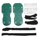 Chaussures d'aération pour pelouse 29x13 cm Sandales avec pointes Sangle réglable Chaussures en plastique antidérapantes pour aération du sol 5