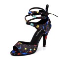 Chaussures de danse avec imprimé de cœurs 1