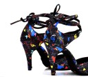 Chaussures de danse avec imprimé de cœurs 3