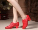 Chaussures de danse en cuir pour femmes 5