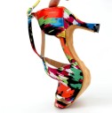 Chaussures de danse pour femmes avec motif militaire 3