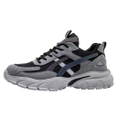 Chaussures de travail pour hommes avec lacets et semelle renforcée en tissu polyéthylène grise pour le travail et un usage quotidien 5