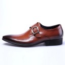 Chaussures de ville pour hommes avec boucle J2171 6