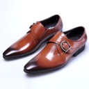 Chaussures de ville pour hommes avec boucle J2171 8
